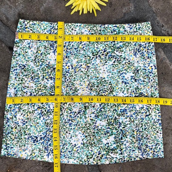 🌺 J.CREW; BEAUTIFUL Cotton Floral Print Skirt 6! - Picture 5 of 6